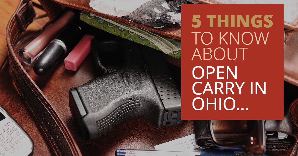5 THINGS TO KNOW ABOUT OPEN CARRY IN OHIO......EdwardLaRue Attorney